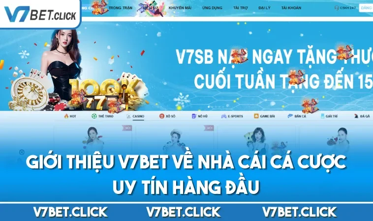 Giới thiệu V7BET về nhà cái cá cược uy tín hàng đầu
