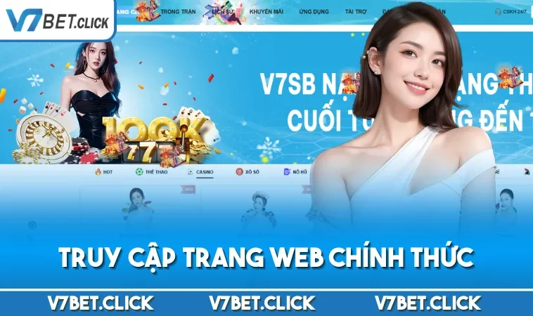 Truy cập trang web chính thức